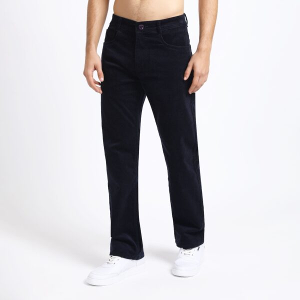 BARITONE NAVY CORDUROY PANTS 4770-1