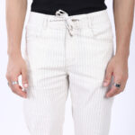 OFF WHITE STRIPE LINEN PANTS 4913-1