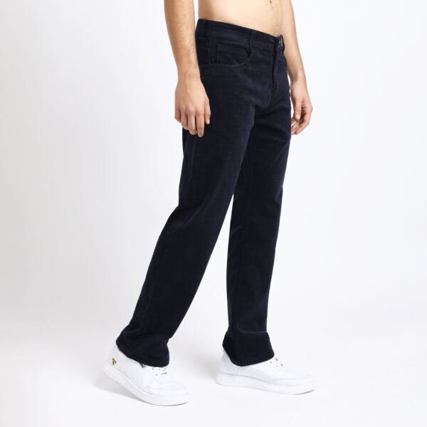 BARITONE NAVY CORDUROY PANTS 4770-1