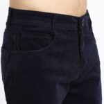 BARITONE NAVY CORDUROY PANTS 4770-1