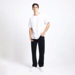 BARITONE NAVY CORDUROY PANTS 4770-1