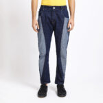 DARK BLUE CARR0T FIT JEAN TEDDY 4791-1
