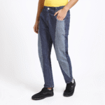 DARK BLUE CARR0T FIT JEAN TEDDY 4791-2