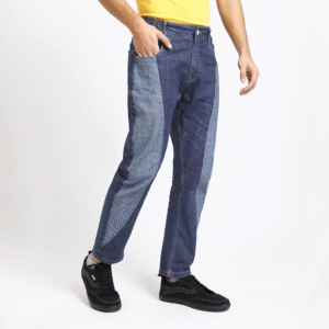 DARK BLUE CARR0T FIT JEAN TEDDY 4791-2