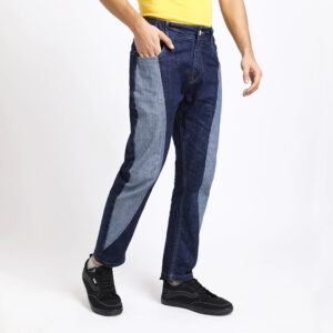 DARK BLUE CARR0T FIT JEAN TEDDY 4791-1