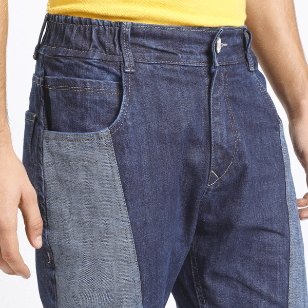 DARK BLUE CARR0T FIT JEAN TEDDY 4791-2