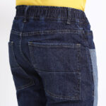 DARK BLUE CARR0T FIT JEAN TEDDY 4791-1