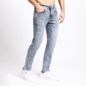 LIGHT GREY ANKLE FIT JEANS TEDDY 4769-2