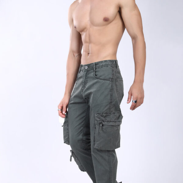 MEHANDI BAGGY CARGO FIT JEANS WITH LARGE POCKET 4899-4
