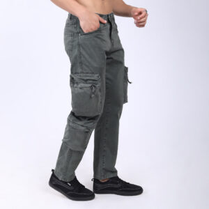 MEHANDI BAGGY CARGO FIT JEANS WITH LARGE POCKET 4899-4