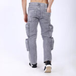 GREY BAGGY CARGO FIT JEAN 4810-1