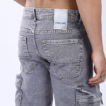 GREY BAGGY CARGO FIT JEAN 4810-1