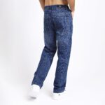 MID BLUE BAGGY FIT JEAN TEDDY 4752-1