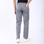 DARK GREY STRIPE LINEN PANTS 4916-10