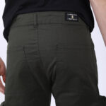 Men's Relaxed Fit Mehandi Stretch Cotton Cargo Pants – Streetwear Large pocket Style 4809-7