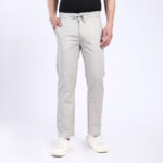 OFF WHITE GREY LINEN PANTS 4916-6