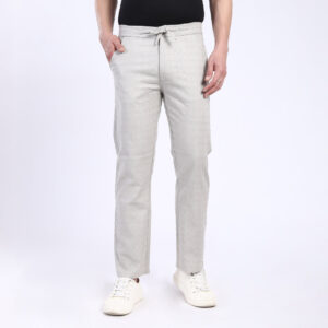 OFF WHITE GREY LINEN PANTS 4916-6
