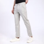 OFF WHITE GREY LINEN PANTS 4916-6
