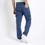 BLUE BAGGY CARGO FIT JEANS 4785-1