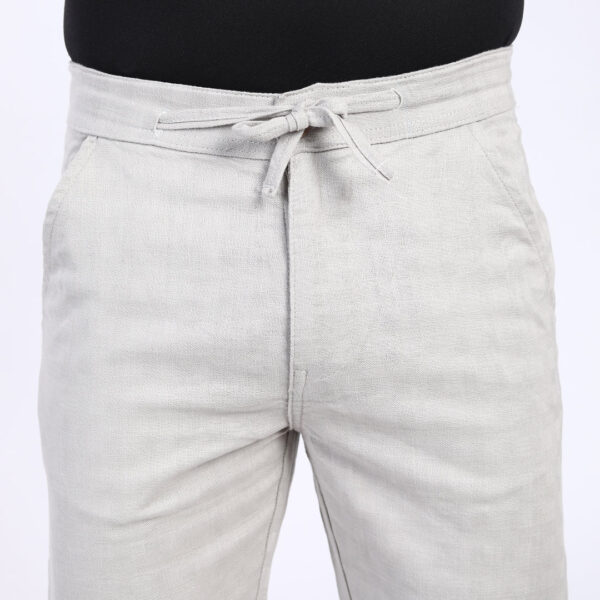 OFF WHITE GREY LINEN PANTS 4916-6