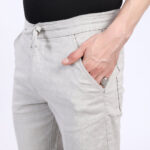OFF WHITE GREY LINEN PANTS 4916-6