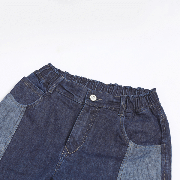 DARK BLUE CARR0T FIT JEAN TEDDY 4791-2