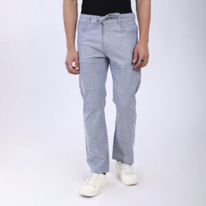 LIGHT BLUE LINEN PANTS 4913-6