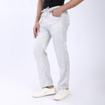 LIGHT GREY LINEN PANTS 4913-2