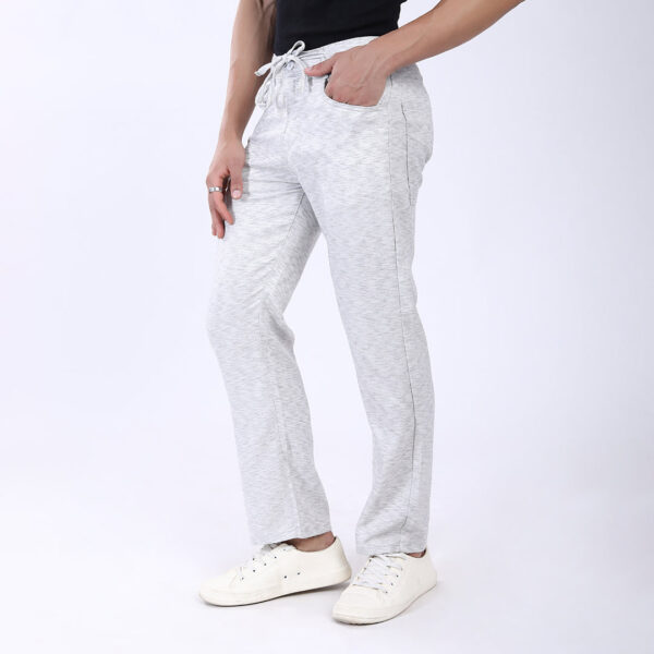 LIGHT GREY LINEN PANTS 4913-2