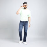 DARK GREY BAGGY FIT JEANS 4703-1