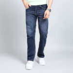 DARK GREY BAGGY FIT JEANS 4703-1