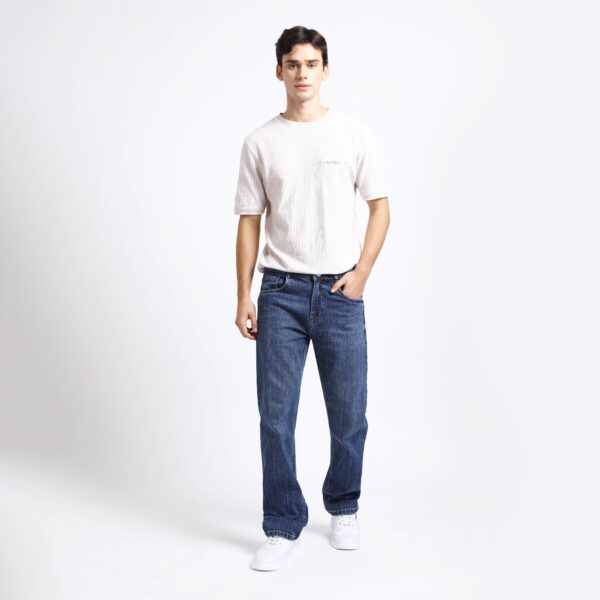 DARK GREY BAGGY FIT JEANS TEDDY 4681-1
