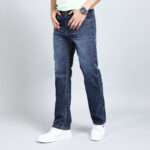 DARK GREY BAGGY FIT JEANS 4703-1