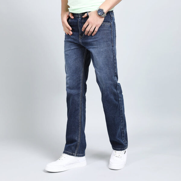 DARK GREY BAGGY FIT JEANS 4703-1