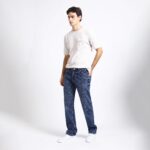 DARK GREY BAGGY FIT JEANS TEDDY 4681-1