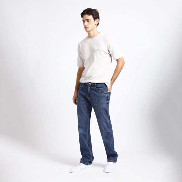 DARK GREY BAGGY FIT JEANS TEDDY 4681-1