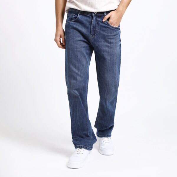 DARK GREY BAGGY FIT JEANS TEDDY 4681-1