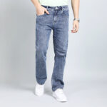GREY BAGGY FIT JEAN TEDDY 4681-2