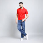 MID BLUE BAGGY FIT JEAN TEDDY 4677-2
