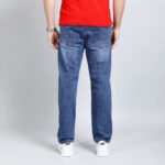 MID BLUE BAGGY FIT JEAN TEDDY 4677-2