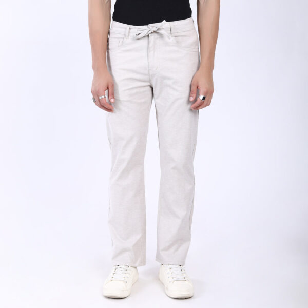 LIGHT GREY LINEN PANTS 4913-7