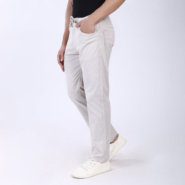 LIGHT GREY LINEN PANTS 4913-7