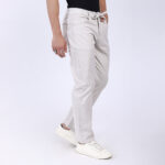 LIGHT GREY LINEN PANTS 4913-7