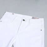 WHITE BAGGI STFIT JEAN TEDDY 4778