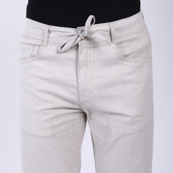 LIGHT GREY LINEN PANTS 4913-7
