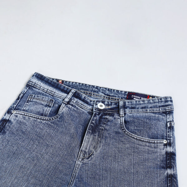 GREY BAGGY FIT JEAN TEDDY 4681-2