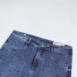 MID BLUE BAGGY FIT JEAN TEDDY 4677-2