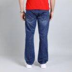 BLUE BAGGY FIT JEAN TEDDY 4719-1