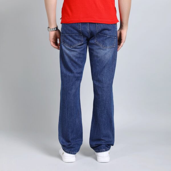 BLUE BAGGY FIT JEAN TEDDY 4719-1