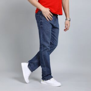 BLUE BAGGY FIT JEAN TEDDY 4680-2